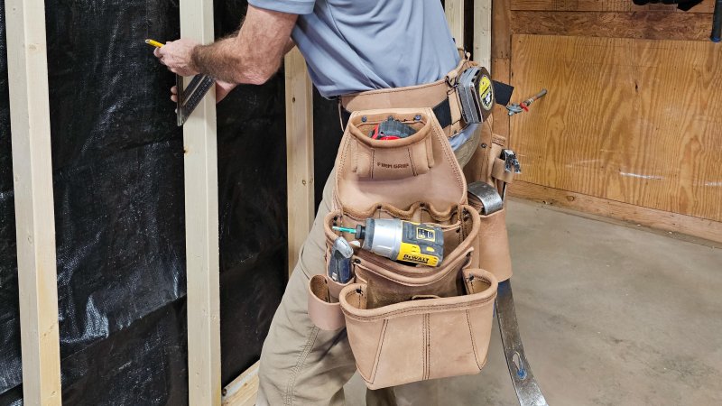 a man working with Firm Grip Build-A-Rig