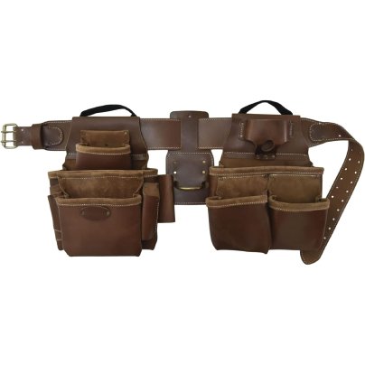 Best Framing Belts Style n Craft 17-Pocket Full-Grain Leather Tool Belt