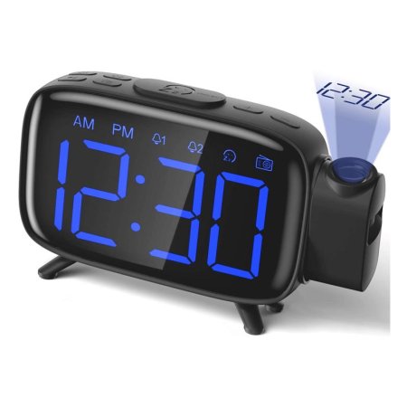  The Best Clock Radio Option: ELEHOT Projection Alarm Clock Radio