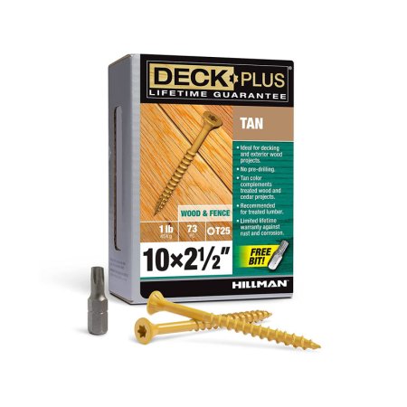  The Best Deck Screw Option: Deck Plus 48415 Wood Screws