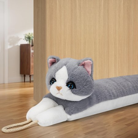  Magzo cylinder Door Draft Stopper for Kids in the shape of cat