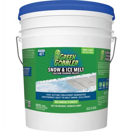  The Best Ice Melts Option: Green Gobbler Calcium Chloride Snow & Ice Melt