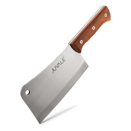  The Best Knives for Cutting Meat Option: Juvale Stainless Steel Meat Cleaver Knife