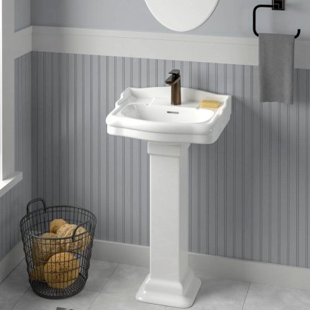  The Best Pedestal Sink Option: Barclay Stanford Vitreous China Pedestal Sink