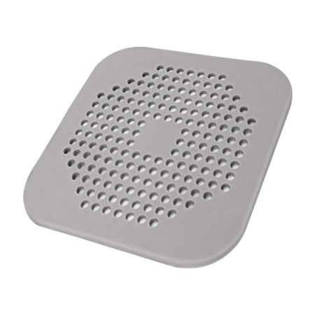  Shurin Square Silicone Drain Cover for Shower on a white background