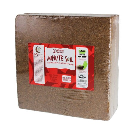  Brick of Mountain Valley Minute Soil - Compressed Coco Coir