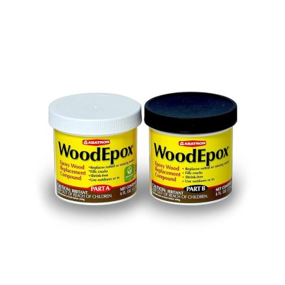 The Best Stainable Wood Filler Option Abatron WoodEpox Epoxy Wood Replacement Compound