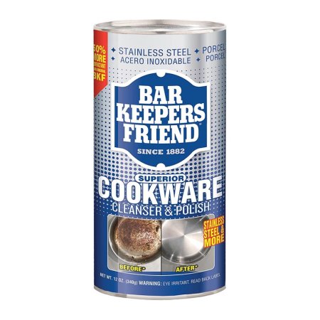  The Best Stainless Steel Cleaner Option: Bar Keepers Friend Superior Cookware Cleanser