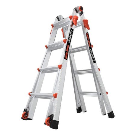  The Best Telescoping Ladder Option: Little Giant Ladders, Velocity with Wheels, 17 Ft