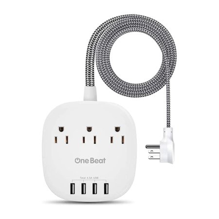  The Best USB Wall Outlet Option: One Beat Desktop Power Strip