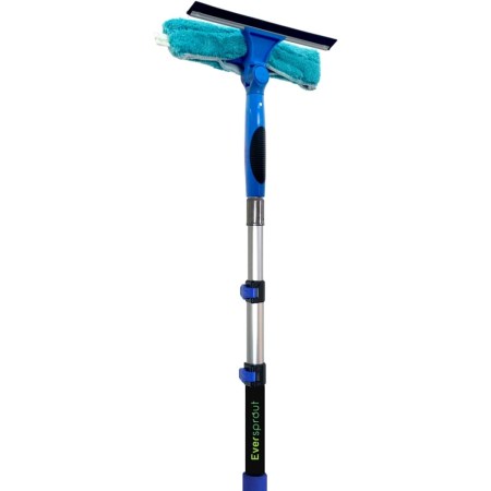  The Eversprout Swivel Squeegee With Extension Pole on a white background