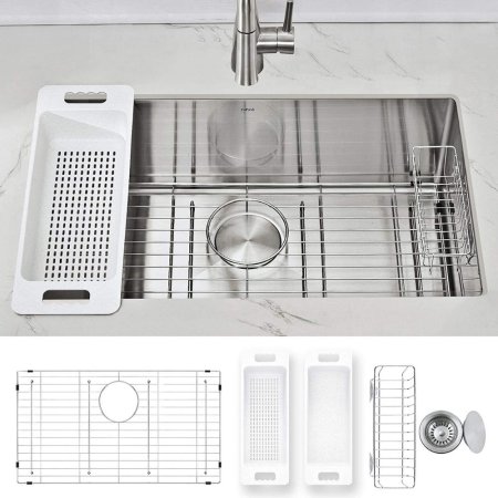  The Best Kitchen Sinks Option: Zuhne Modena 10 Undermount Bar and RV Sink