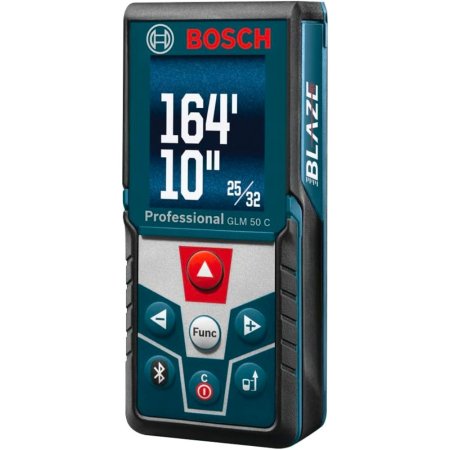  The Bosch GLM50C 165-Foot Laser Measure on a white background.