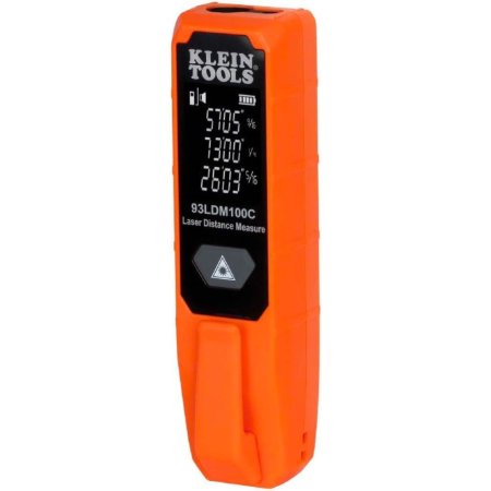  The Klein Tools Compact Laser Distance Measure on a white background.