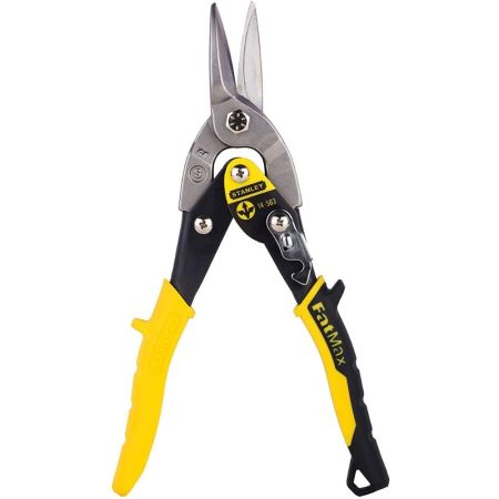  The Stanley Fatmax Straight Cut Aviation Snips on a white background.