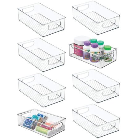  The Best Storage Bins Options: mDesign Stackable Bin With Handles