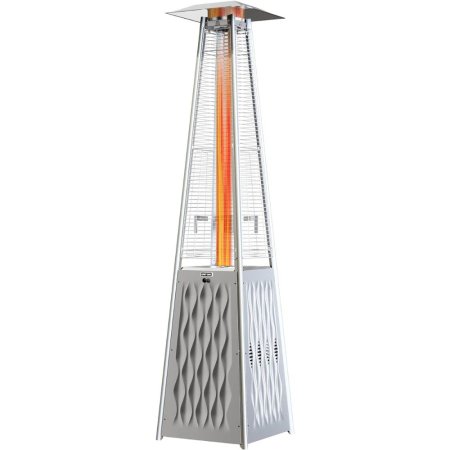  The East Oak Pyrol Outdoor Patio Propane Gas Heater on a white background.