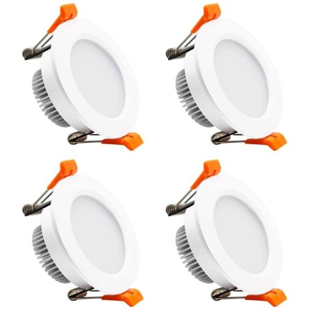  4 YGS-Tech 2-Inch LED Recessed Dimmable Downlights on a white background