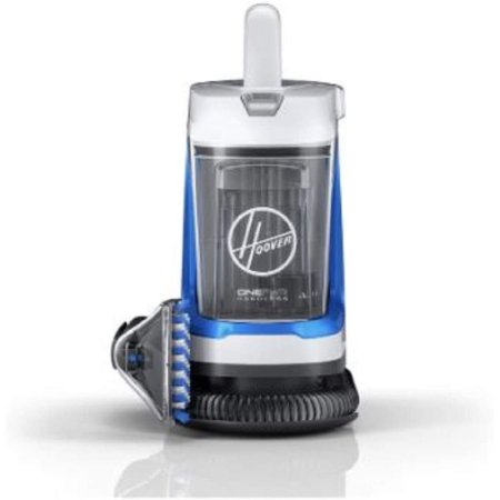  The Hoover Onepwr Go Cordless Portable Carpet Cleaner on a white background.