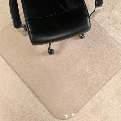 The Best Chair Mat Options: MuArts Crystal Clear 1_5” Thick 47” x 40” Chair Mat