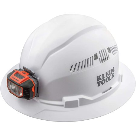  The Best Hard Hat Light Option: Klein Tools 60407 Vented Hard Hat With Headlamp