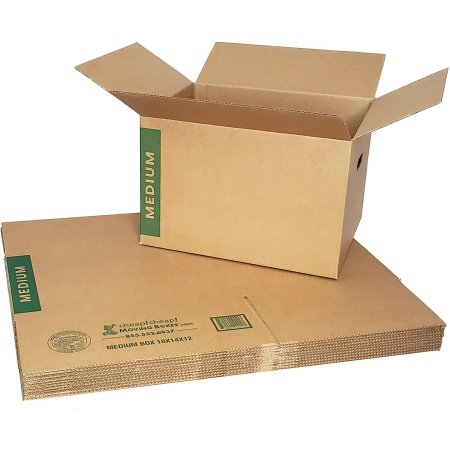  The Best Moving Boxes Options: CHEAP! CHEAP! Moving Boxes with Handles Pack of 10