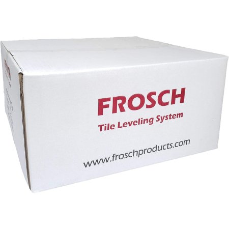  Unopened box of Frosch 2,000-Piece Tile Leveling Clips on a white background