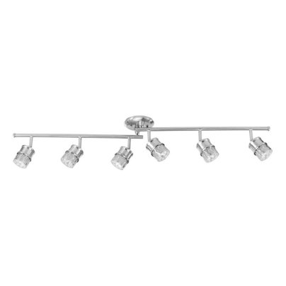 The Best Basement Lighting Options: Globe Electric 59355 Kearney 6-Light Foldable Track