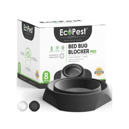  The Best Bed Bug Trap Option: ECOPEST Bed Bug Interceptors - 8 Pack