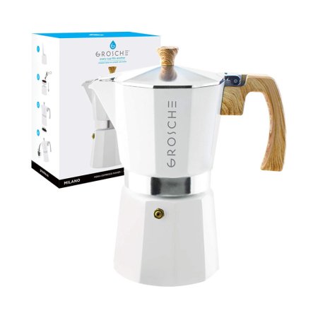  The Best Coffee Percolator Option: GROSCHE Milano Stovetop Espresso Maker Moka Pot