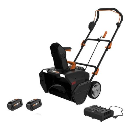  The Worx Nitro 40V Power Share 20-Inch Snow Blower on a white background