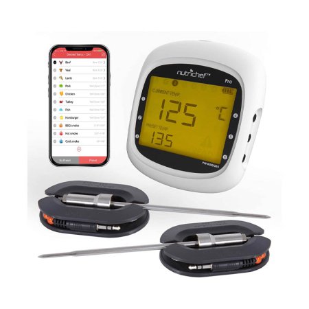  The Best Grill Thermometer Option: NutriChef Wireless Bluetooth BBQ Digital Thermometer