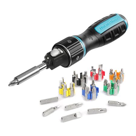  The Best Magnetic Screwdriver Option: DOUBLEDRIVE Ratcheting Screwdriver Set - 2X Faster