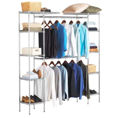  The Best Portable Closet Option: Seville Classics Expandable Closet Organizer System