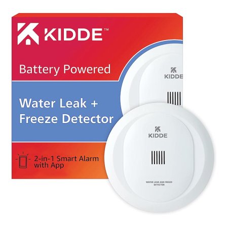  The Best Water-Leak Detector Option: Kidde 60WLDR-W Water Leak + Freeze Detector