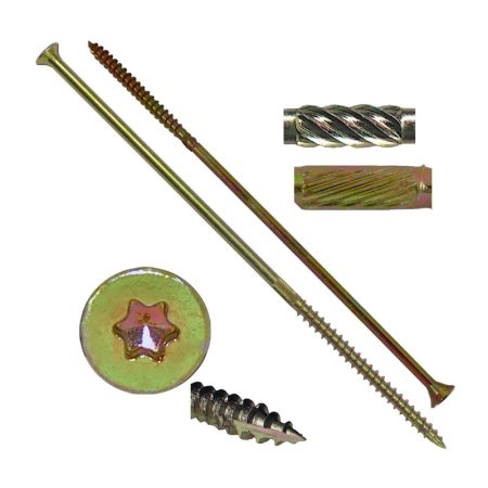  The Best Wood Screw Option: Jake Sales #14x8 Gold Star Wood Screw