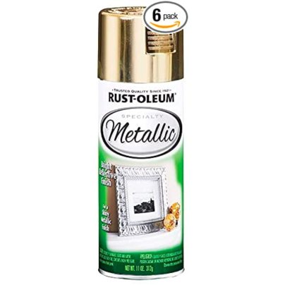 The Best Gold Spray Paint Option: Rust-Oleum 1910830-6PK Specialty Metallic Spray