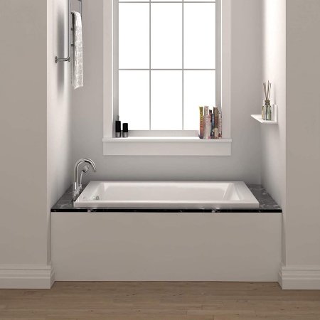  Fine Fixtures 48-by-32-Inch Drop-In Tub in front of a window