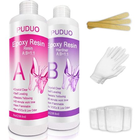  The Best Epoxy Resin Option: Puduo Epoxy Resin Kit for Art