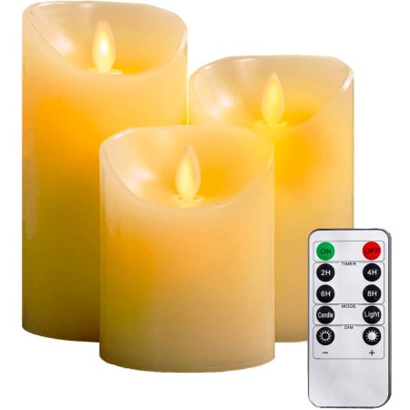  The Best Flameless Candles Option: YIWER Flameless Candles, 4 5 6 Set of 3