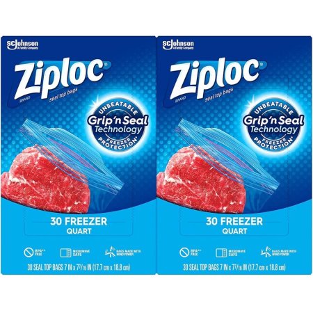  The Best Freezer Bags Options: Ziploc Freezer Bags with New Grip ‘n Seal Technology