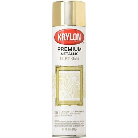  The Best Gold Spray Paint Options: Krylon Premium 18K Gold Metallic Spray Paint