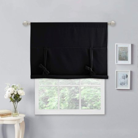  The Best Roman Shades Option: Nicetown Blackout Tie-Up Vertical Curtain