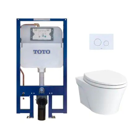  The Best Toto Toilet Option: Toto AP Wall-Hung Dual-Flush Toilet