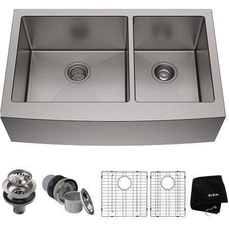  The Best Farmhouse Sink Option: Kraus KHF203-33 Standart PRO Stainless Steel Sink