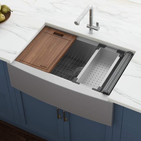  The Best Farmhouse Sink Option: Ruvati Verona 36-Inch Farmhouse Kitchen Sink