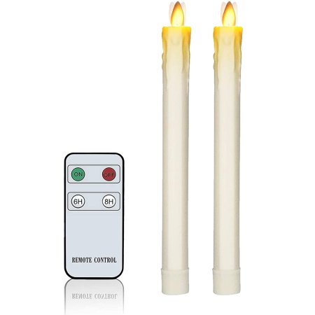  The Best Flameless Candles Options: Flameless Taper Candles H9