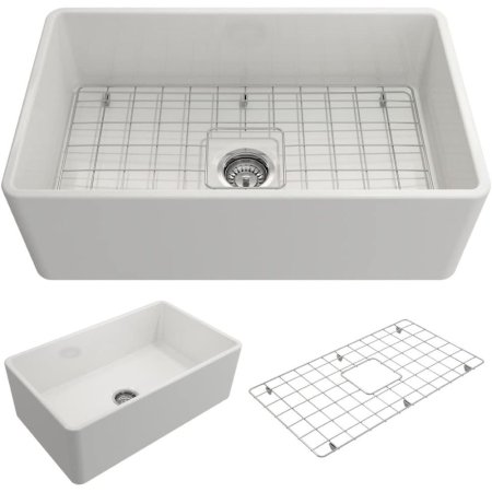  The Best Farmhouse Sink Option: Bocchi Classico Farmhouse Apron Front Fireclay Sink