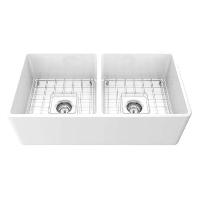 The Best Farmhouse Sink Option: Nantucket Sinks Cape Fireclay Farmhouse Kitchen Sink