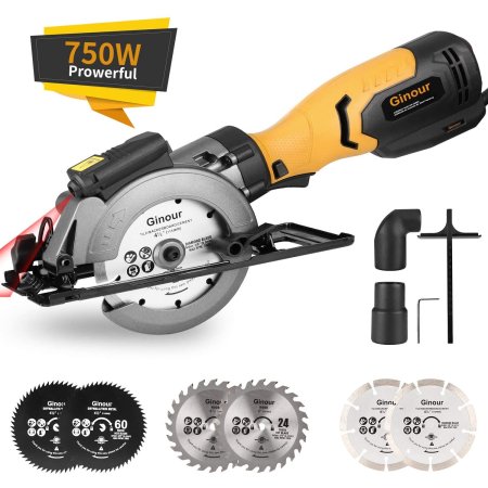  The Best Concrete Saw Options: Mini Circular Saw, Ginour 6.2A Small Power Saw